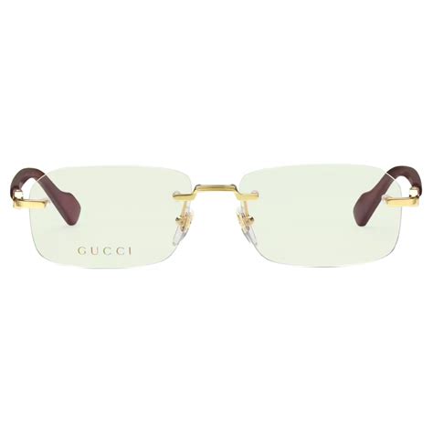 gucci rectangle frame|where to buy gucci eyeglasses.